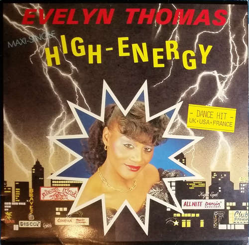Cover Evelyn Thomas - High Energy (12, Maxi) Schallplatten Ankauf