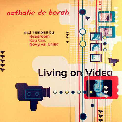 Cover Nathalie De Borah - Living On Video (12) Schallplatten Ankauf