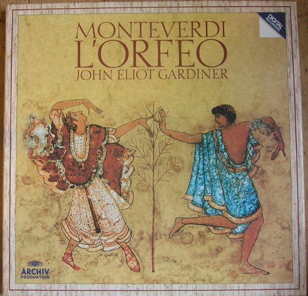 Cover Monteverdi* - John Eliot Gardiner - L'Orfeo (2xLP + Box) Schallplatten Ankauf