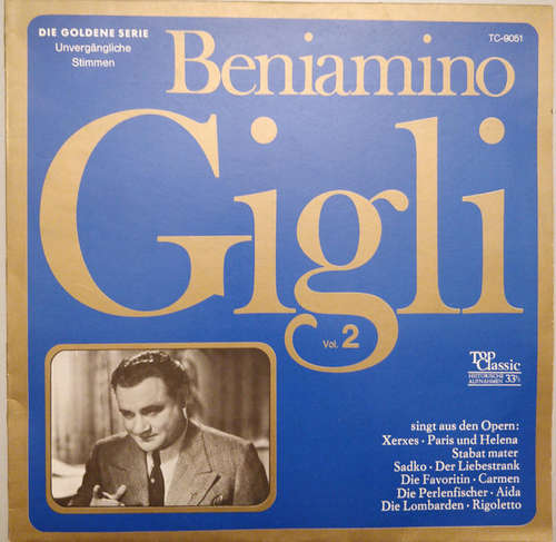 Cover Beniamino Gigli - Vol. 2 (LP, Comp) Schallplatten Ankauf