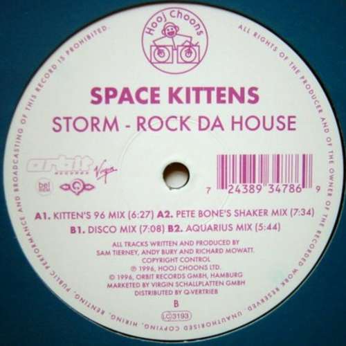 Cover Space Kittens - Storm - Rock Da House (12, Promo) Schallplatten Ankauf