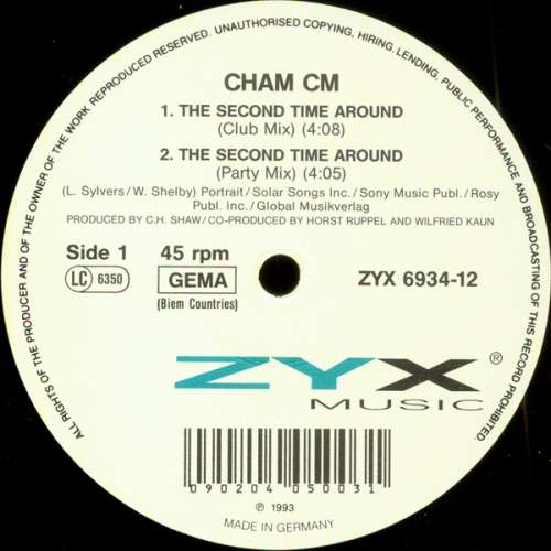 Cover Cham CM - The Second Time Around (12) Schallplatten Ankauf