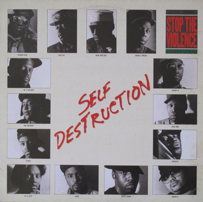 Cover The Stop The Violence Movement - Self Destruction (12) Schallplatten Ankauf