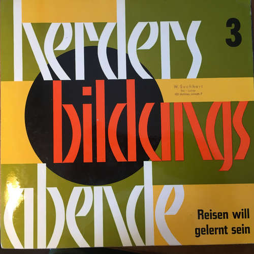 Cover Dr. Kurt Reis* - Reisen Will Gelernt Sein (10, Gat) Schallplatten Ankauf