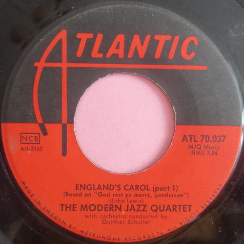 Cover The Modern Jazz Quartet - England's Carol (7, Single) Schallplatten Ankauf