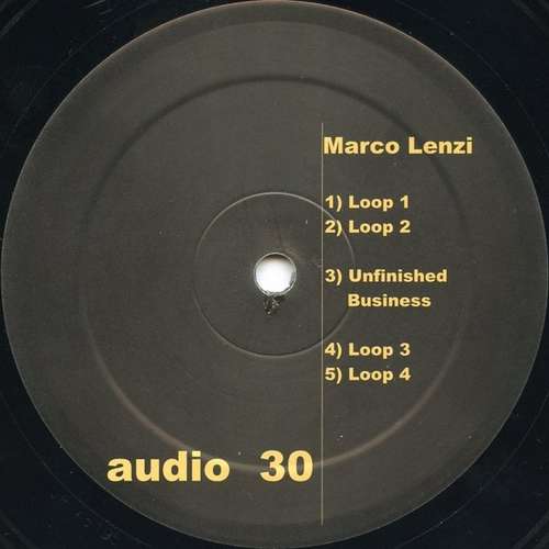 Cover Marco Lenzi - Unfinished Business EP (12, EP) Schallplatten Ankauf