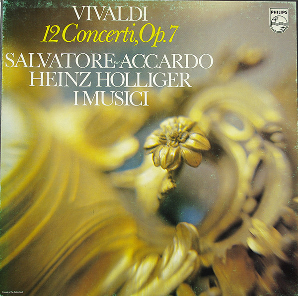 Cover Antonio Vivaldi, I Musici, Salvatore Accardo, Heinz Holliger - 12 Concerti, Op. 7 (2xLP + Box) Schallplatten Ankauf