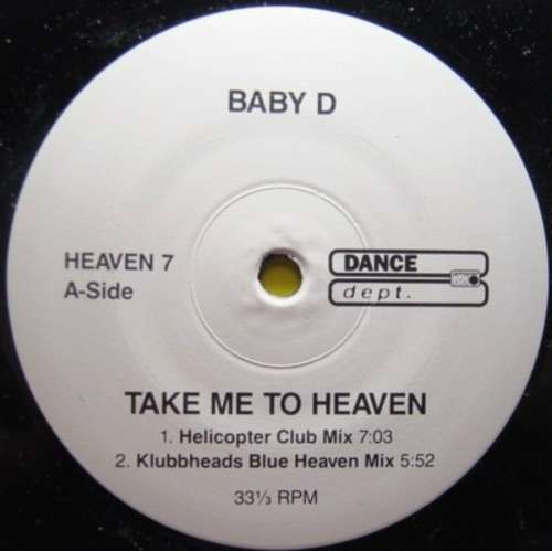 Cover Baby D - Take Me To Heaven (12) Schallplatten Ankauf
