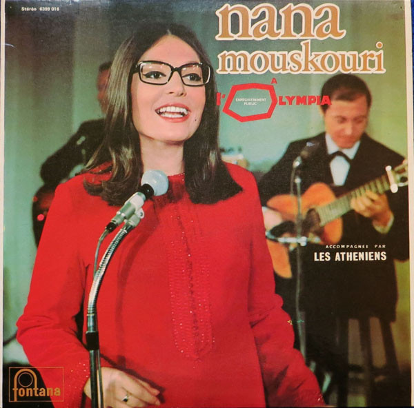 Cover Nana Mouskouri - Nana Mouskouri A L'Olympia (LP, Album, RE) Schallplatten Ankauf