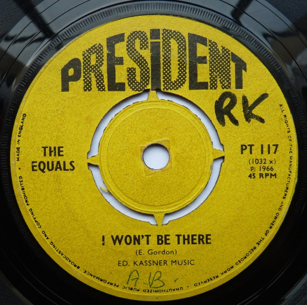 Cover The Equals - I Won't Be There / Fire (7, Single) Schallplatten Ankauf