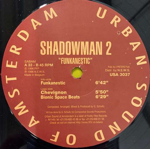 Cover Shadowman 2* - Funkanestic (12) Schallplatten Ankauf
