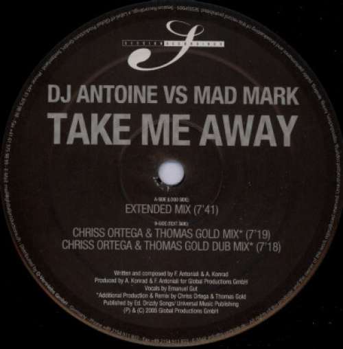Cover DJ Antoine vs. Mad Mark - Take Me Away (12) Schallplatten Ankauf