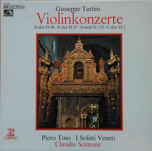 Bild Tartini*, Piero Toso, I Solisti Veneti, Claudio Scimone - Violinkonzerte (LP, Club) Schallplatten Ankauf