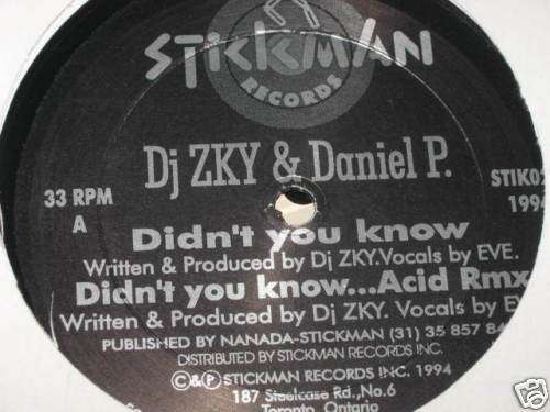 Cover DJ Zky & Daniel P* - Didn't You Know (12) Schallplatten Ankauf