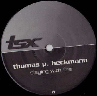 Cover Thomas P. Heckmann - Playing With Fire / Back Up (12) Schallplatten Ankauf