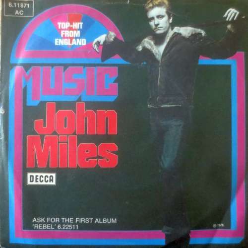 Cover John Miles - Music (7, Single, RP) Schallplatten Ankauf