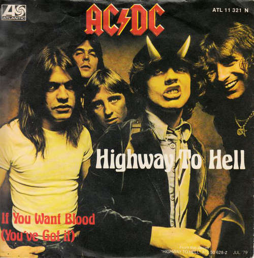 Cover AC/DC - Highway To Hell (7, Single, RP) Schallplatten Ankauf