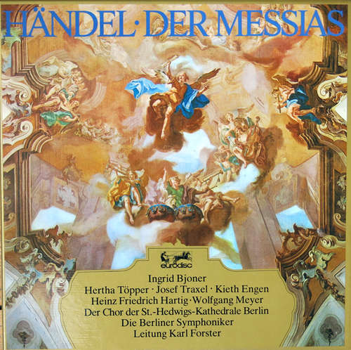 Cover Händel*, Der Chor Der St.-Hedwigs-Kathedrale Berlin*, Die Berliner Symphoniker*, Karl Forster - Der Messias (3xLP + Box) Schallplatten Ankauf