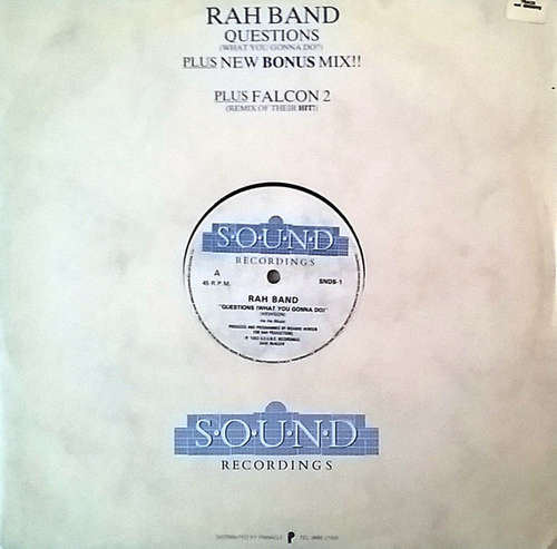 Cover RAH Band - Questions (What You Gonna Do) (12) Schallplatten Ankauf