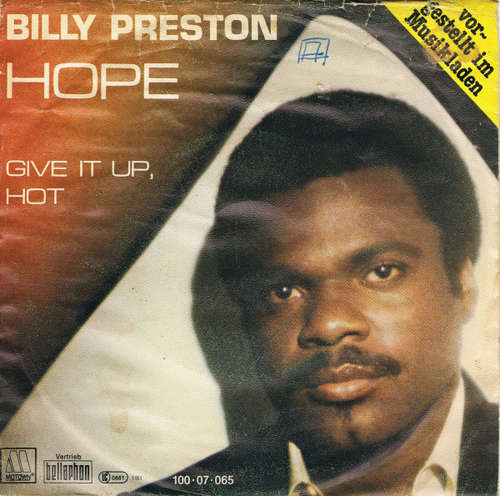 Cover Billy Preston - Hope (7, Single) Schallplatten Ankauf