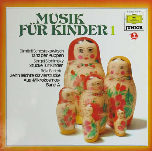 Cover Dimitrij Schostakowitsch*, Sergej Slonimsky*, Béla Bartók - Musik Für Kinder 1 (LP) Schallplatten Ankauf