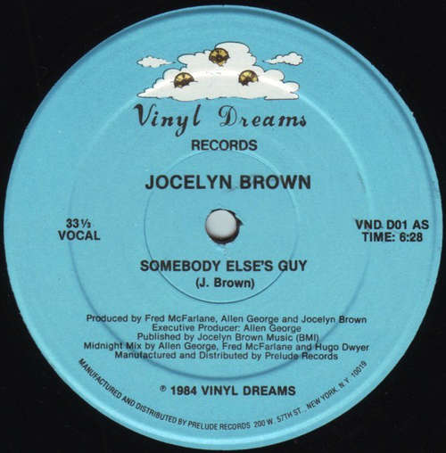 Cover Jocelyn Brown - Somebody Else's Guy (12, RE, 2nd) Schallplatten Ankauf