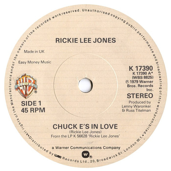 Bild Rickie Lee Jones - Chuck E's In Love (7, Single) Schallplatten Ankauf