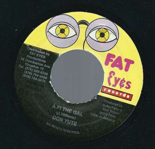 Cover Don Yute - A Fi The Gal (7) Schallplatten Ankauf