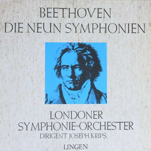Cover Beethoven* / Londoner Symphonie-Orchester*, Joseph Krips* - Die Neun Symphonien (6xLP + Box) Schallplatten Ankauf