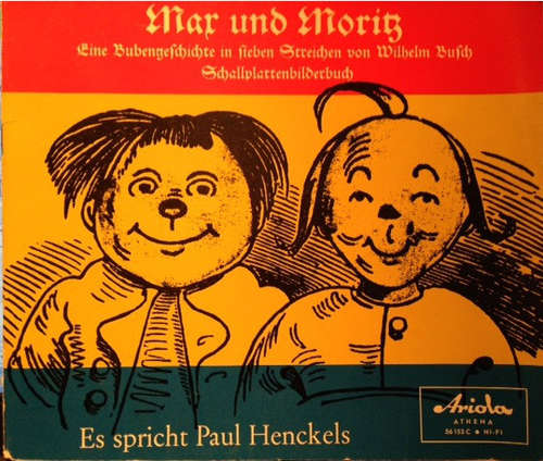 Cover Paul Henckels, Wilhelm Busch - Max Und Moritz (7, Club) Schallplatten Ankauf