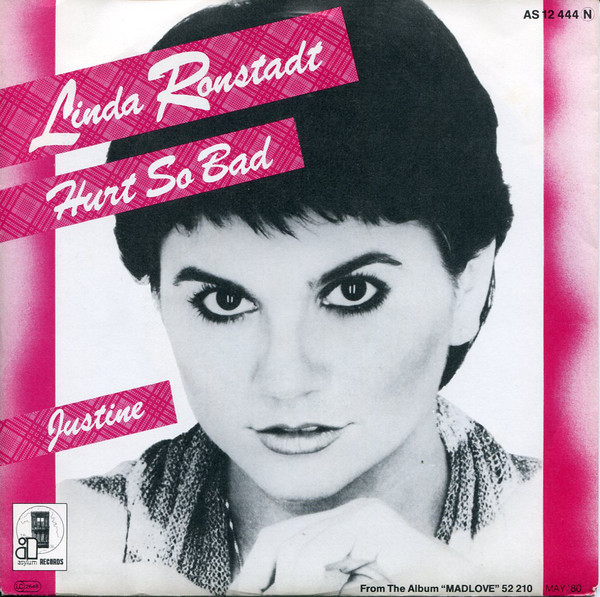 Cover Linda Ronstadt - Hurt So Bad (7, Single) Schallplatten Ankauf