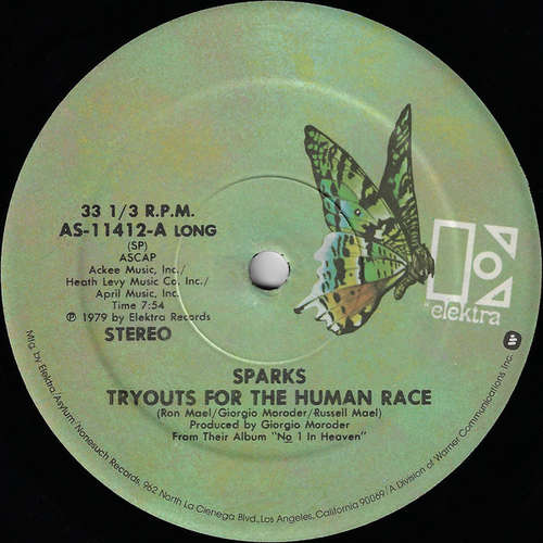 Cover Sparks - Tryouts For The Human Race / Beat The Clock (12) Schallplatten Ankauf