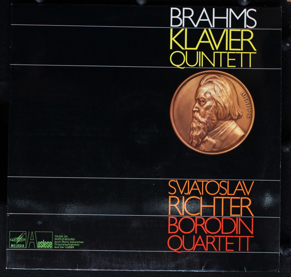 Cover Brahms* - Svjatoslav Richter*, Borodin-Quartett* - Klavier Quintet (LP) Schallplatten Ankauf