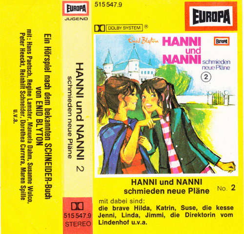 Cover Enid Blyton - Hanni Und Nanni Schmieden Neue Pläne (Cass, RE) Schallplatten Ankauf