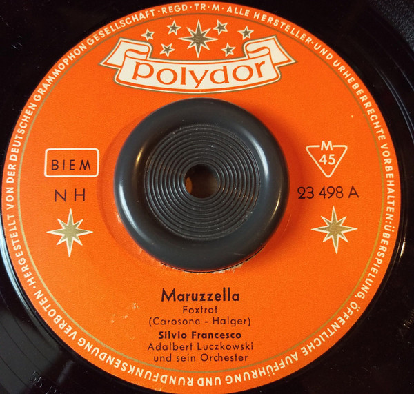 Cover Silvio Francesco - Maruzzella (7, Single, Mono) Schallplatten Ankauf