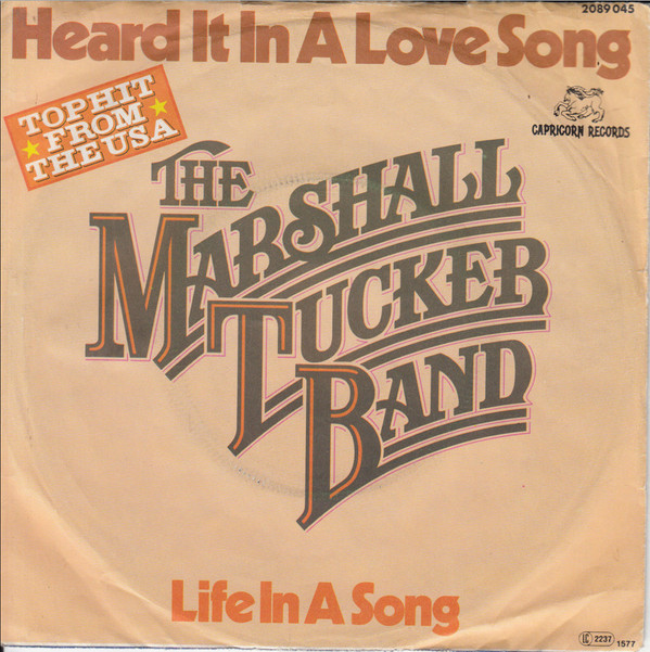 Cover The Marshall Tucker Band - Heard It In A Love Song (7, Single) Schallplatten Ankauf