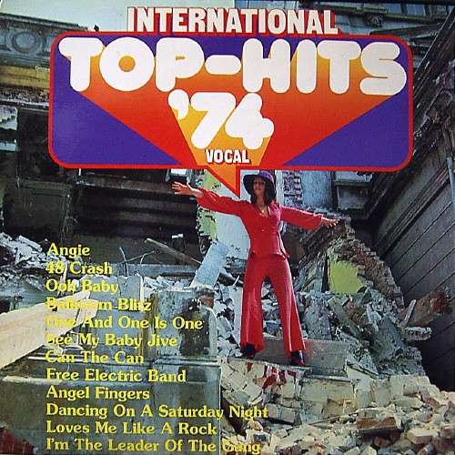 Cover Unknown Artist - International Top-Hits '74 (Vocal) (LP) Schallplatten Ankauf