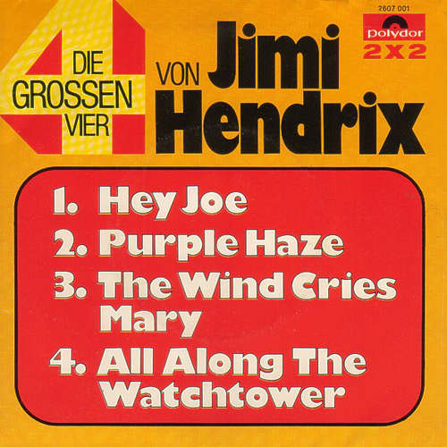 Cover Jimi Hendrix - Die Grossen Vier Von Jimi Hendrix (2x7, Single, Gat) Schallplatten Ankauf
