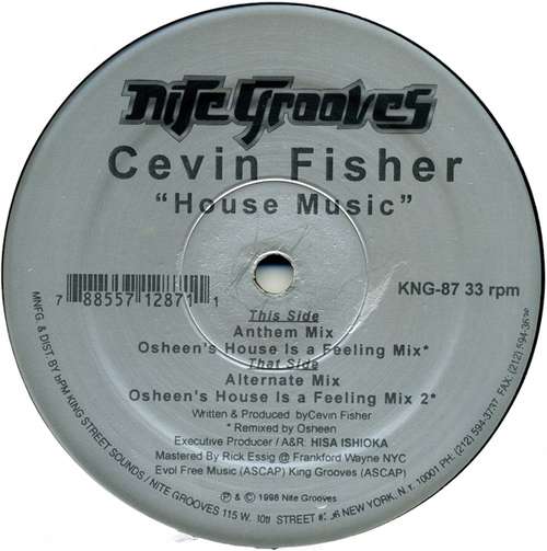 Cover Cevin Fisher - House Music (12) Schallplatten Ankauf
