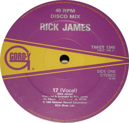 Cover Rick James - 17 (12, Dis) Schallplatten Ankauf