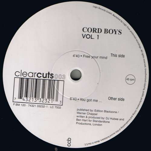 Cover Cord Boys - Vol. 1 (12) Schallplatten Ankauf
