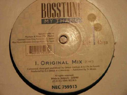 Cover Bosstune - My Thang (12) Schallplatten Ankauf