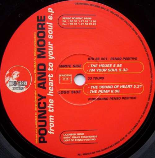 Cover Pouncy And Moore - From The Heart To Your Soul E.P. (12, EP) Schallplatten Ankauf