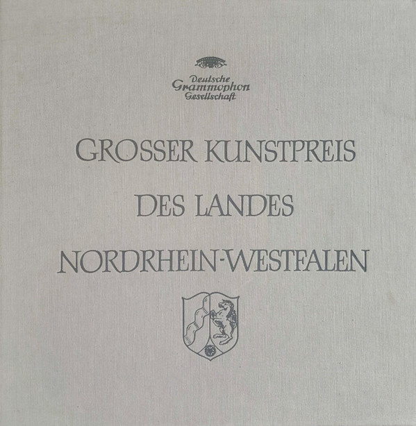Cover Various - Grosser Kunstpreis Des Landes Nordrhein-Westfalen (4xLP, Mono + Box) Schallplatten Ankauf