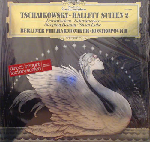 Cover Tschaikowsky* • Berliner Philharmoniker • Rostropovich* - Ballett-Suiten 2 (LP) Schallplatten Ankauf