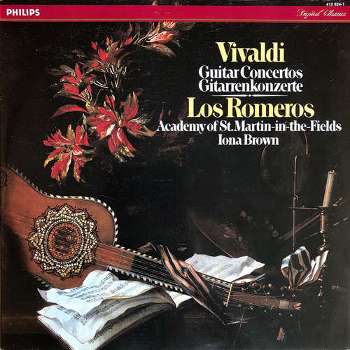 Cover Vivaldi*, The Romeros, The Academy Of St. Martin-in-the-Fields, Iona Brown - Vivaldi Guitar Concertos (LP, Album) Schallplatten Ankauf