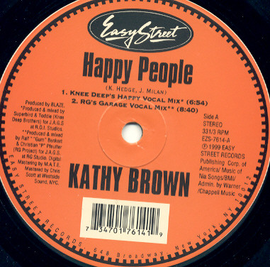 Cover Kathy Brown - Happy People (12) Schallplatten Ankauf