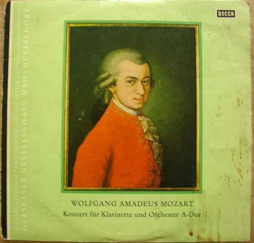 Cover Wolfgang Amadeus Mozart - Konzert Für Klarinette Und Orchester A-Dur, KV 622 (10, Mono) Schallplatten Ankauf