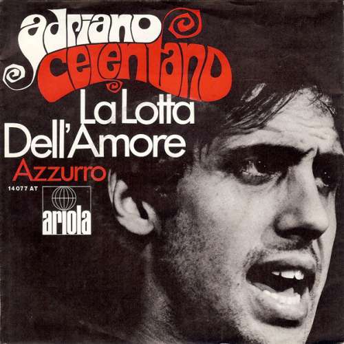 Cover Adriano Celentano - La Lotta Dell'Amore (7, Single, Mono) Schallplatten Ankauf