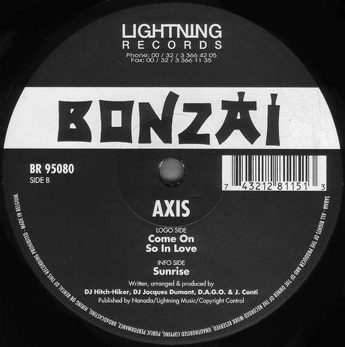 Cover Axis - Come On (12) Schallplatten Ankauf